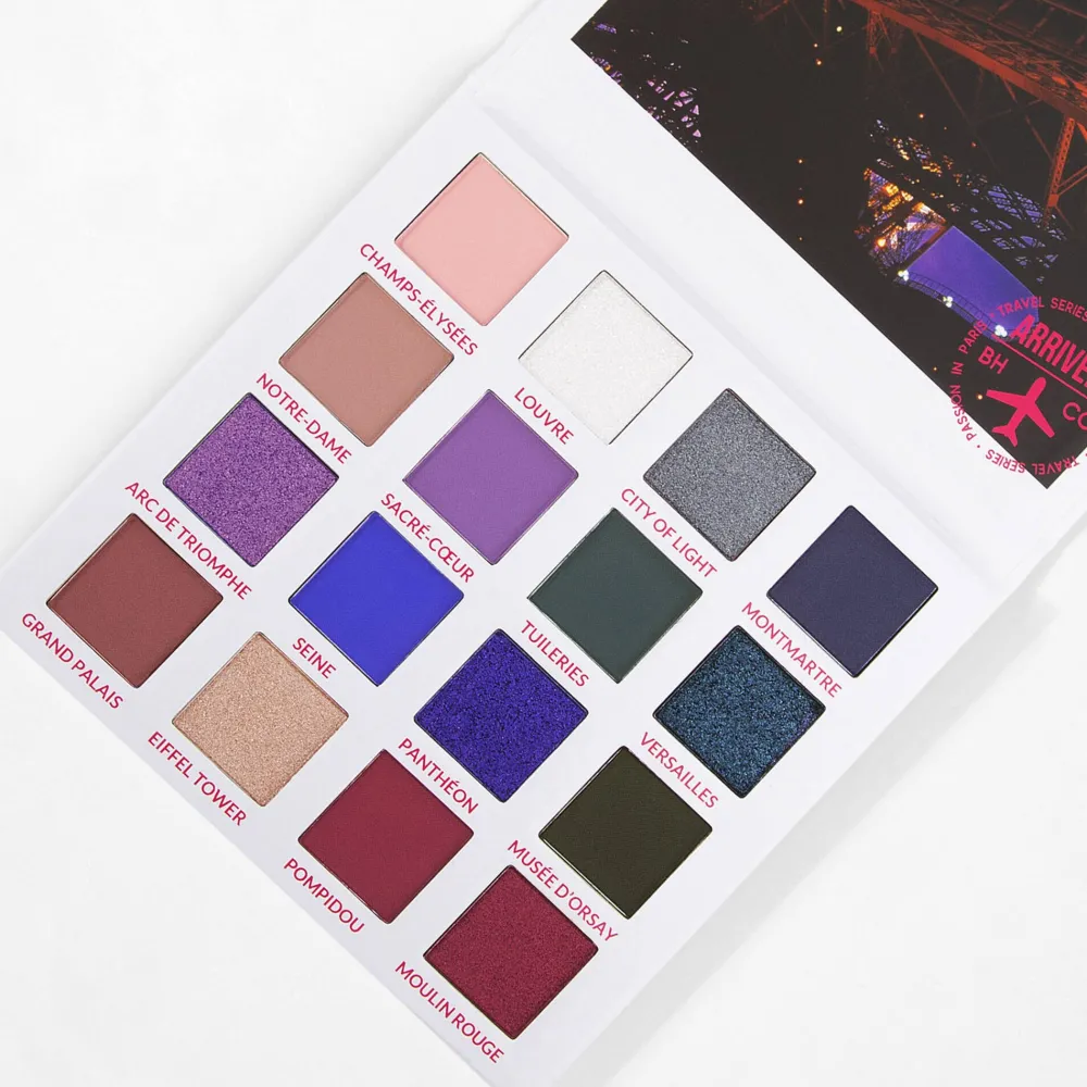 Revolution Beauty BH Passion In Paris 16 Color Shadow Palette^ Shadow Palettes
