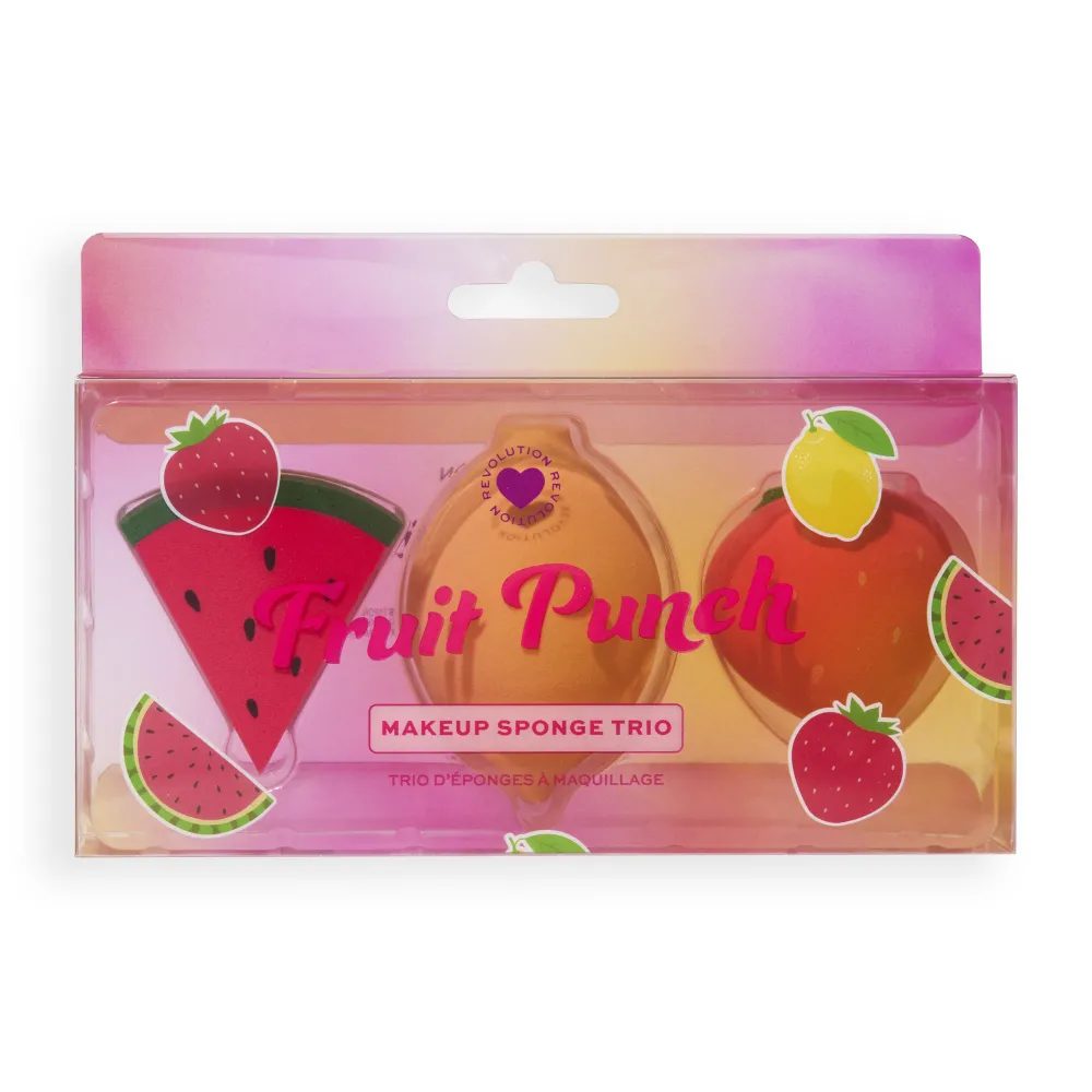Revolution Beauty I Heart Revolution Fruit Punch Blending Sponge Trio^ Makeup Sponges