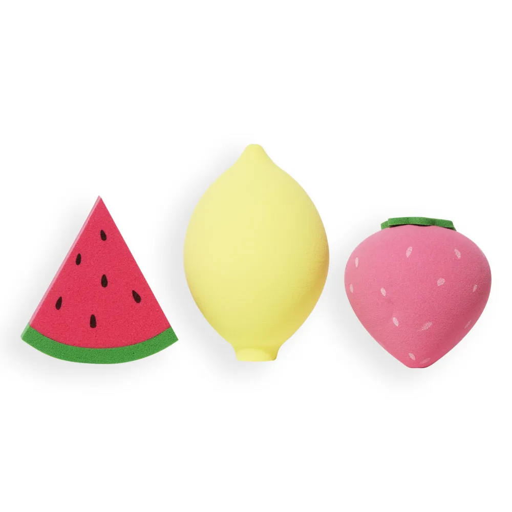 Revolution Beauty I Heart Revolution Fruit Punch Blending Sponge Trio^ Makeup Sponges