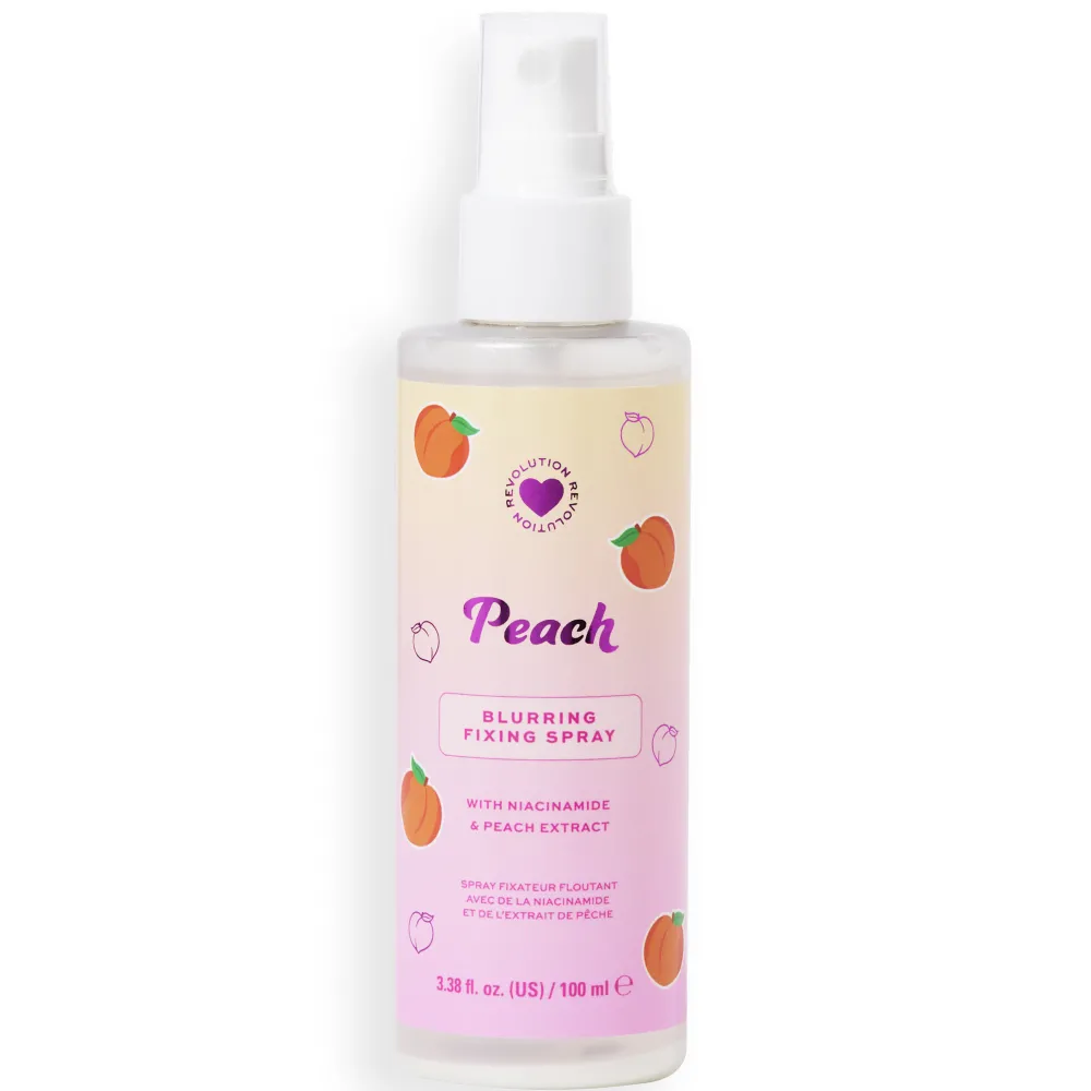 Revolution Beauty I Heart Revolution Peach Mattifying Fixing Spray with Niacinamide^ Setting Spray