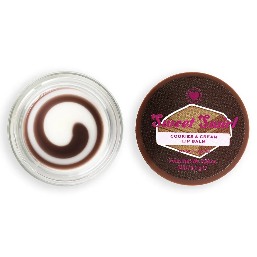 Revolution Beauty I Heart Revolution Sweet Swirl Lip Balm Cookies and Cream^ Lip Care