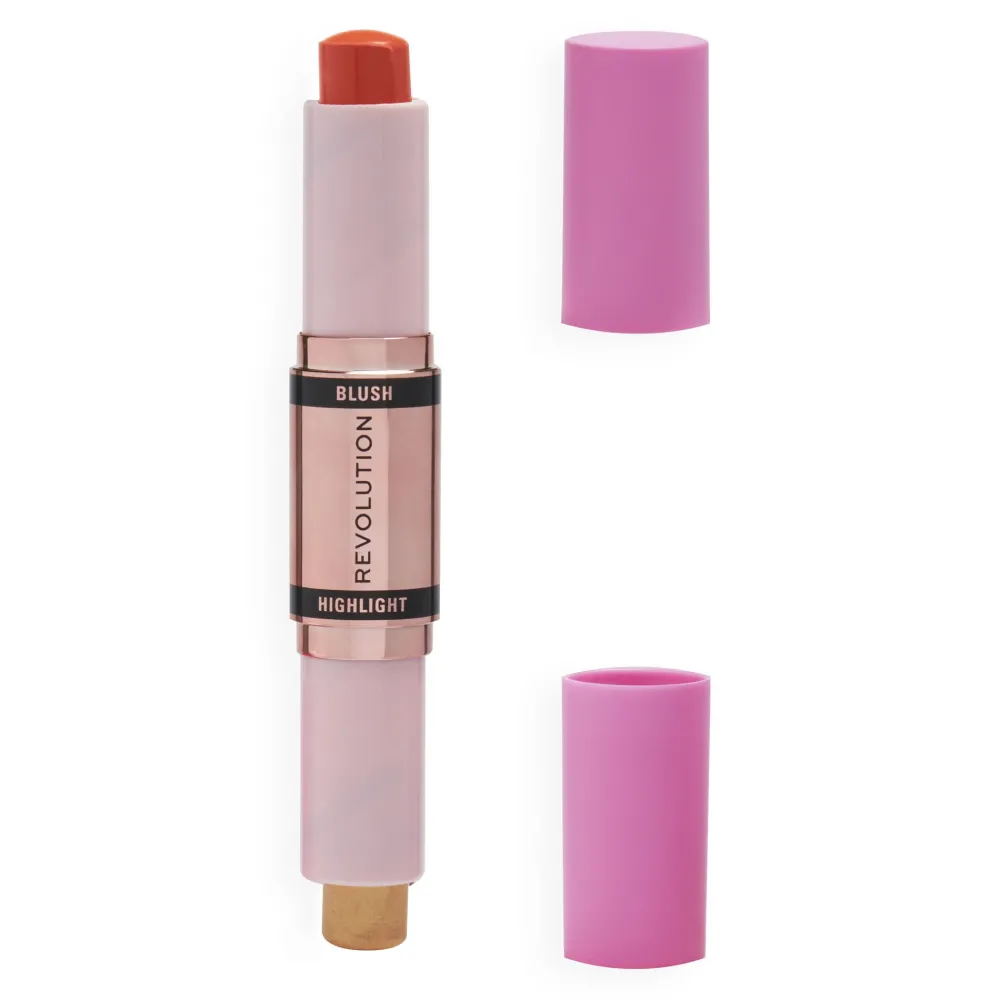 Revolution Beauty Makeup Revolution Blush & Highlight Stick Coral Dew^ Highlighter|Blush