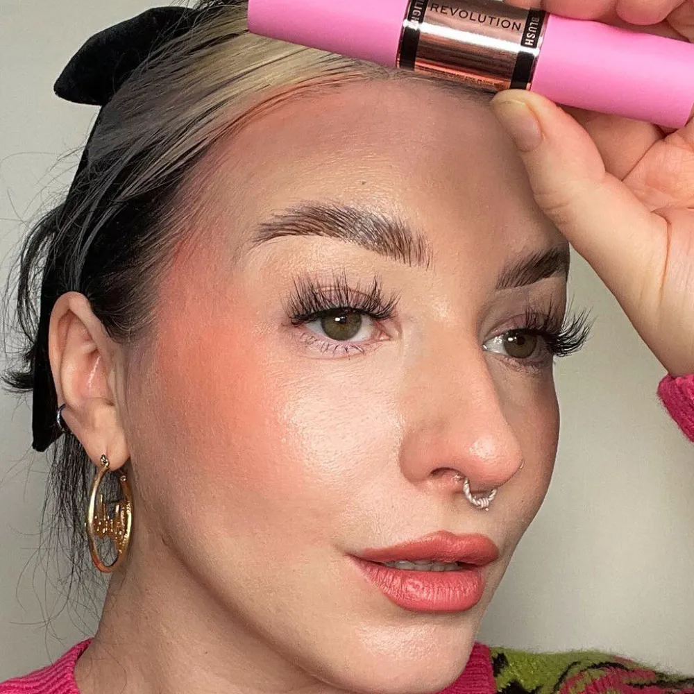 Revolution Beauty Makeup Revolution Blush & Highlight Stick Coral Dew^ Highlighter|Blush