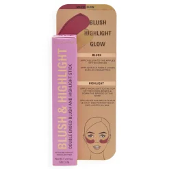 Revolution Beauty Makeup Revolution Blush & Highlight Stick Mauve Glow^ Highlighter|Blush