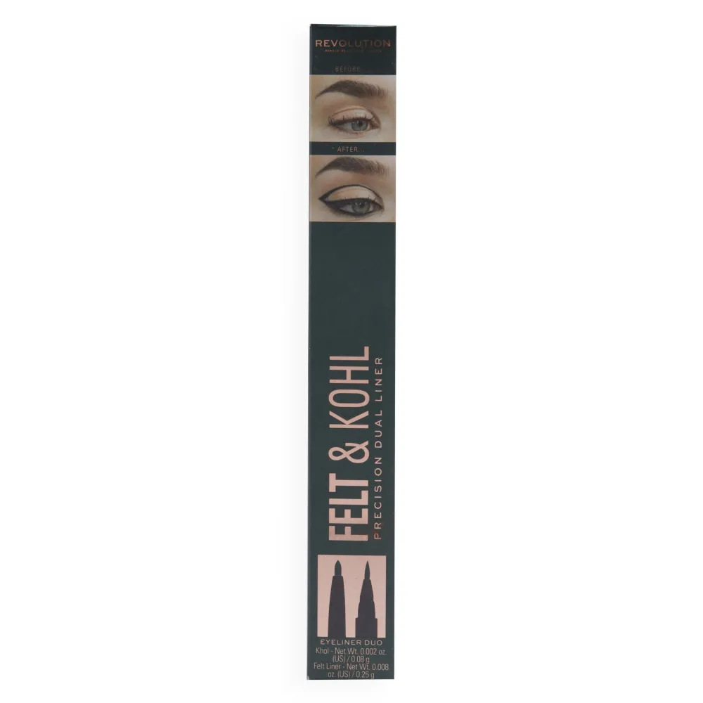Revolution Beauty Makeup Revolution Felt & Kohl Eyeliner Green^ Eyeliner