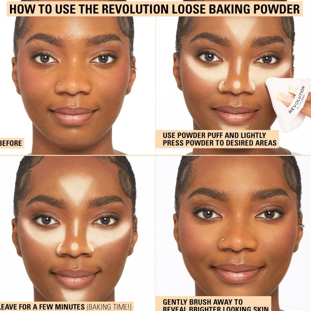 Revolution Beauty Makeup Revolution Loose Baking Powder Banana Light^ Baking Powder|Powder