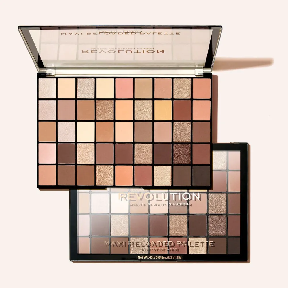 Revolution Beauty Makeup Revolution Maxi Reloaded Shadow Palette Nudes^ Shadow Palettes