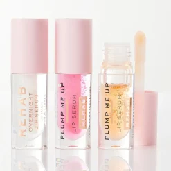 Revolution Beauty Makeup Revolution Rehab Plump Me Up Lip Serum Pink Glaze^ Lip Oil|Lip Gloss