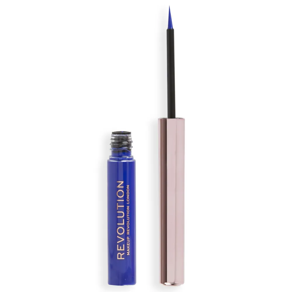 Revolution Beauty Makeup Revolution Super Flick Liquid Eyeliner Blue^ Eyeliner