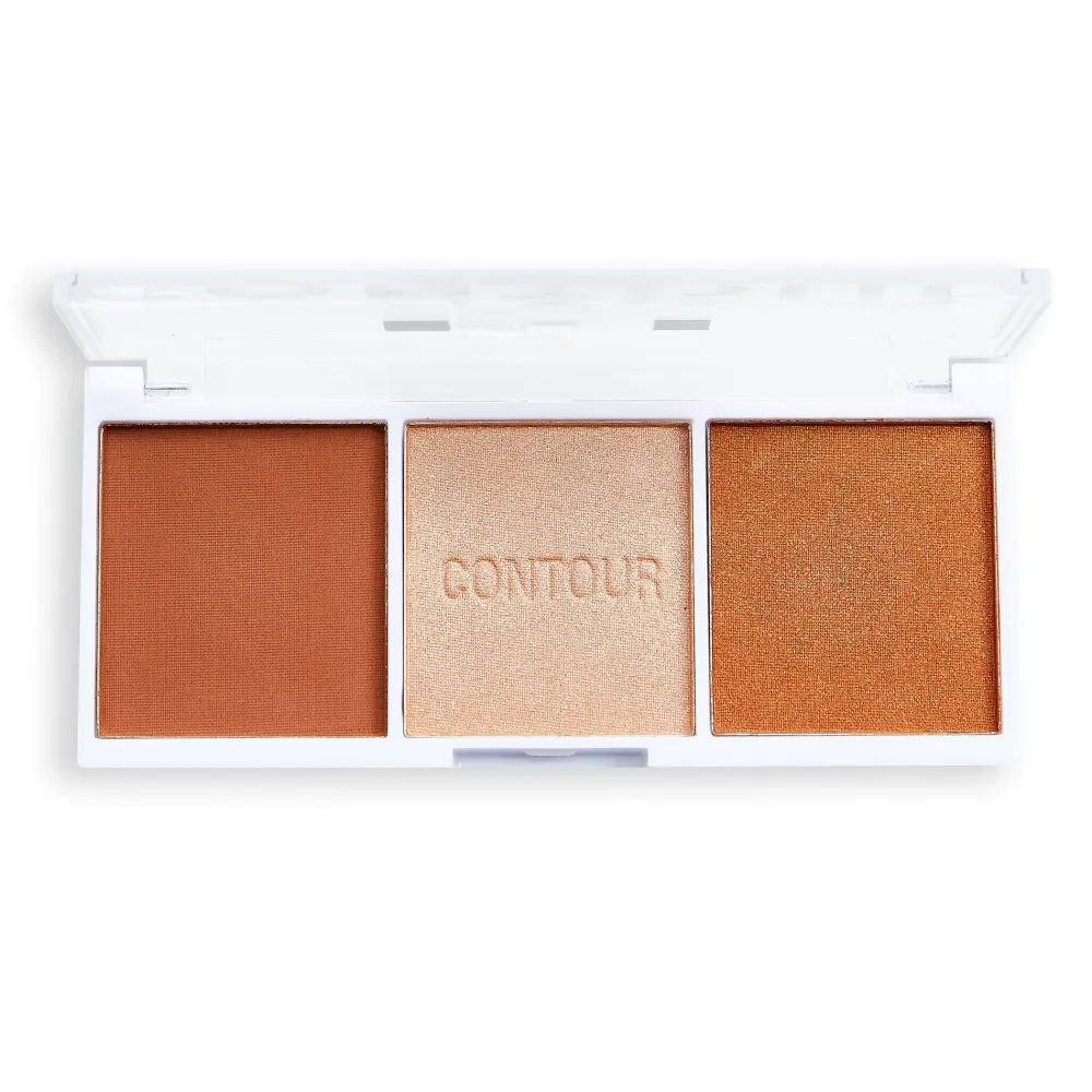 Revolution Beauty Relove by Revolution Color Play Contour Trio Palette Baked Sugar^ Contour|Face Palette
