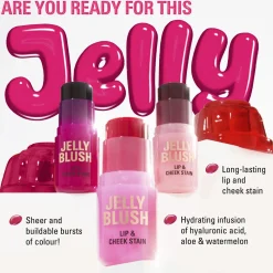 Revolution Beauty Revolution Jelly Blush Stick Lip and Cheek Stain Cherry Red^ Lip Stains & Lip Tints|Blush