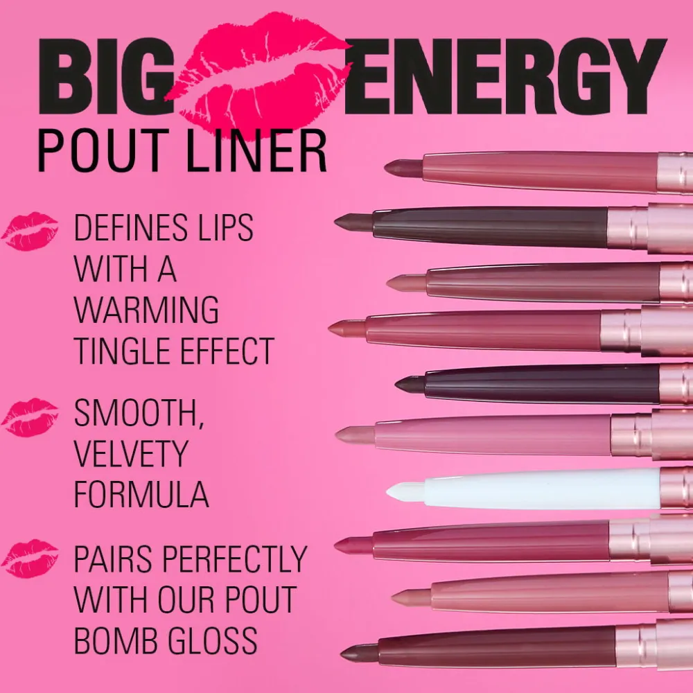 Revolution Beauty Revolution Pout Bomb Plumping Lip Liner Burnt Cherry Red^ Lip Liner