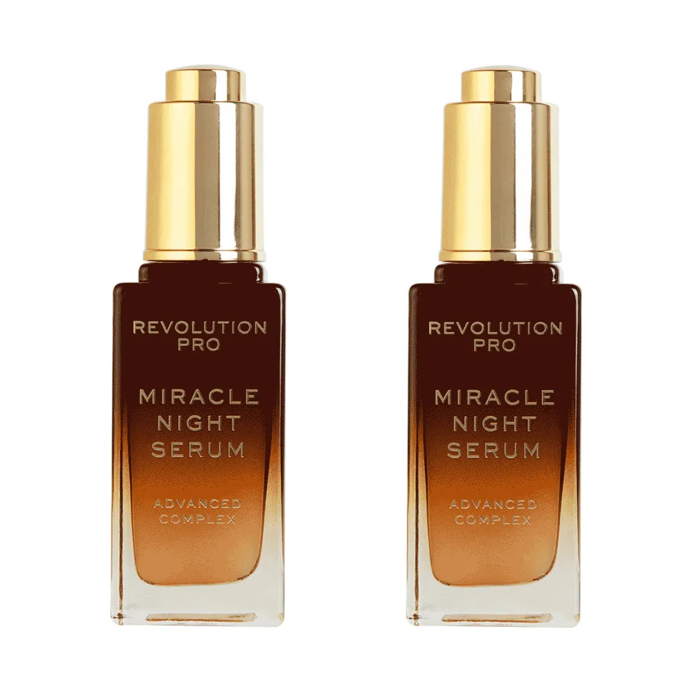 Revolution Beauty Revolution Pro Miracle Night Rescue Serum Duo^ Anti-Ageing|Dull Skin