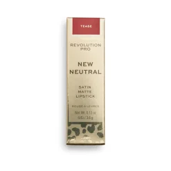 Revolution Beauty Revolution Pro New Neutral Satin Matte Lipstick Tease^ Lipstick