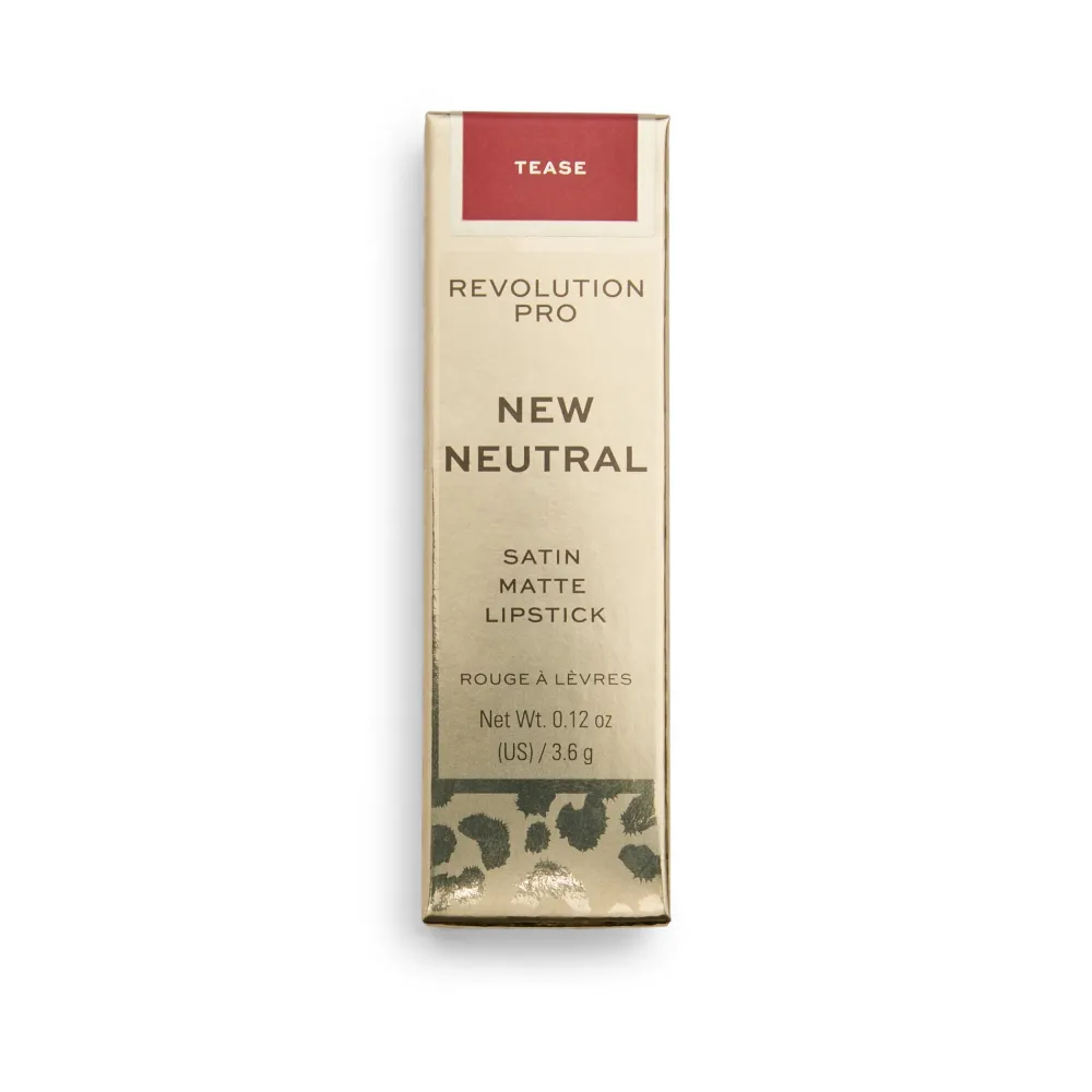 Revolution Beauty Revolution Pro New Neutral Satin Matte Lipstick Tease^ Lipstick