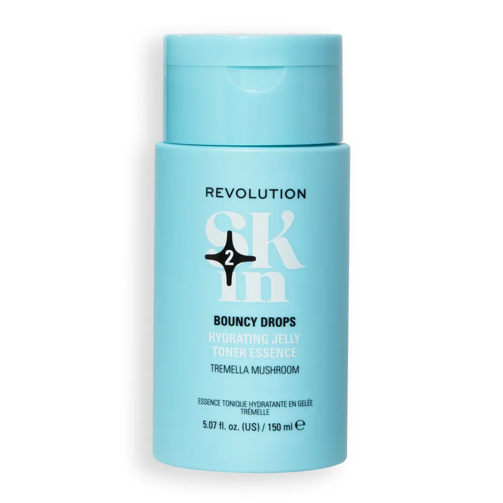 Revolution Beauty Revolution Skin Bouncy Drops Tremella Mushroom Hydrating Jelly Toner 150ml^ Teen Skin|Tremella Mushroom