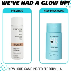 Revolution Beauty Revolution Skin Bouncy Drops Tremella Mushroom Hydrating Jelly Toner 150ml^ Teen Skin|Tremella Mushroom