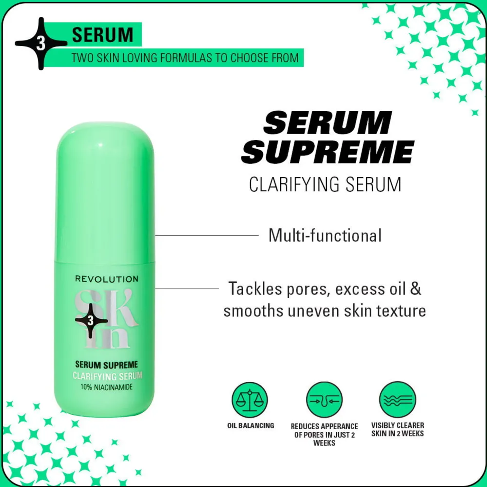 Revolution Beauty Revolution Skin Clearly Clarify 4 Step Starter Kit Minis^ Salicylic Acid|Niacinamide