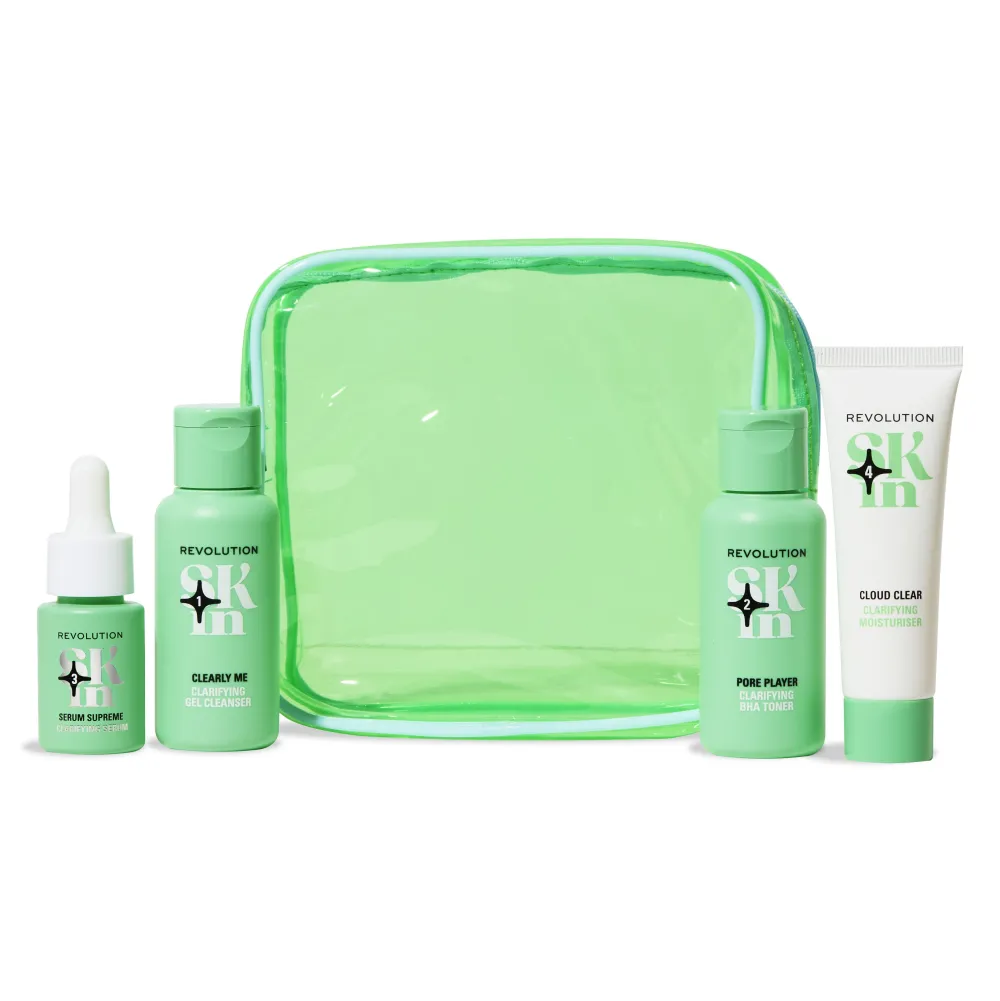 Revolution Beauty Revolution Skin Clearly Clarify 4 Step Starter Kit Minis^ Salicylic Acid|Niacinamide