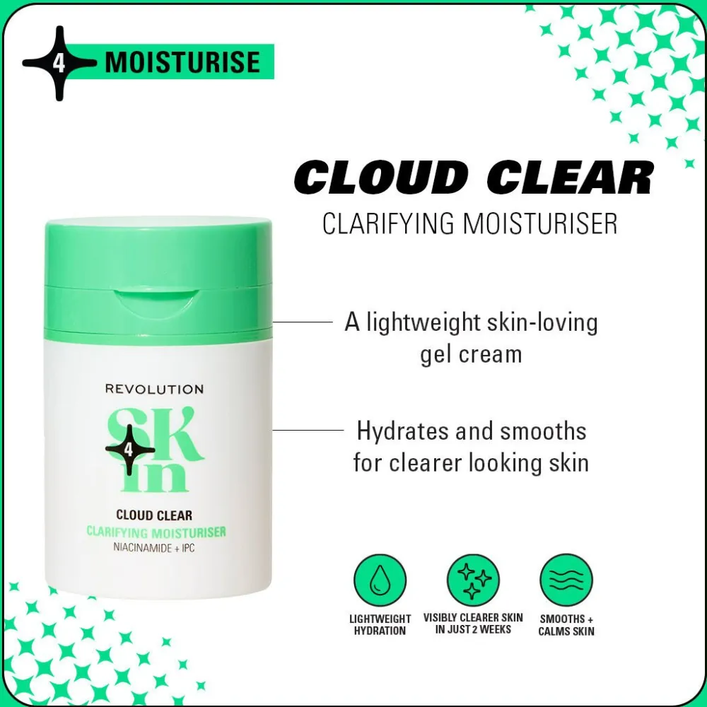 Revolution Beauty Revolution Skin Cloud Clear Clarifying Moisturizer 50ml^ Vitamin E|Ceramides