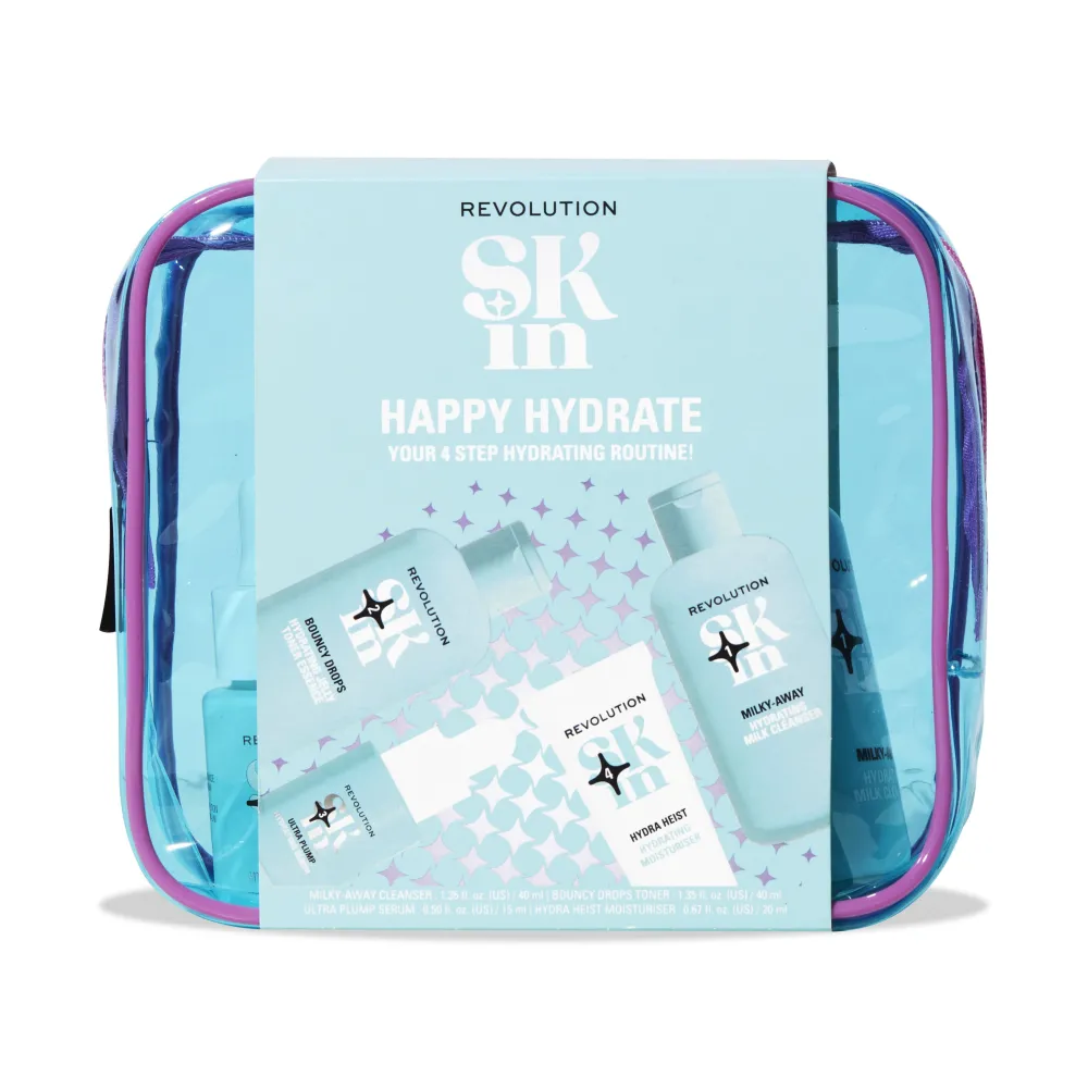 Revolution Beauty Revolution Skin Happy Hydrate 4 Step Starter Kit Minis^ Hyaluronic Acid|Redness & Rosacea