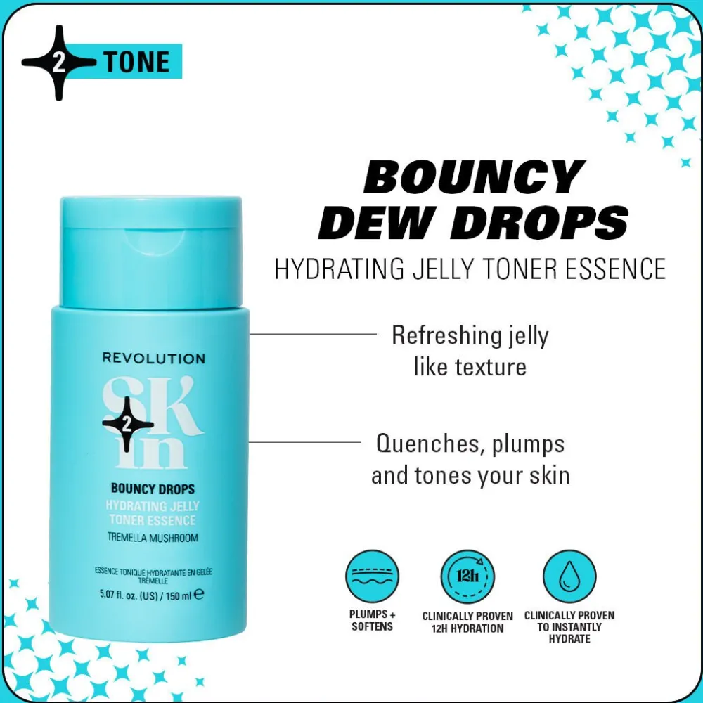 Revolution Beauty Revolution Skin Happy Hydrate 4 Step Starter Kit Minis^ Hyaluronic Acid|Redness & Rosacea