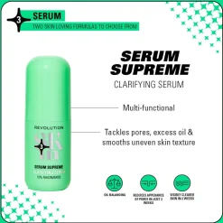 Revolution Beauty Revolution Skin Serum Supreme 10% Niacinamide Serum Clarifying Serum 30ml^ Niacinamide|Dark Spots & Hyperpigmentation
