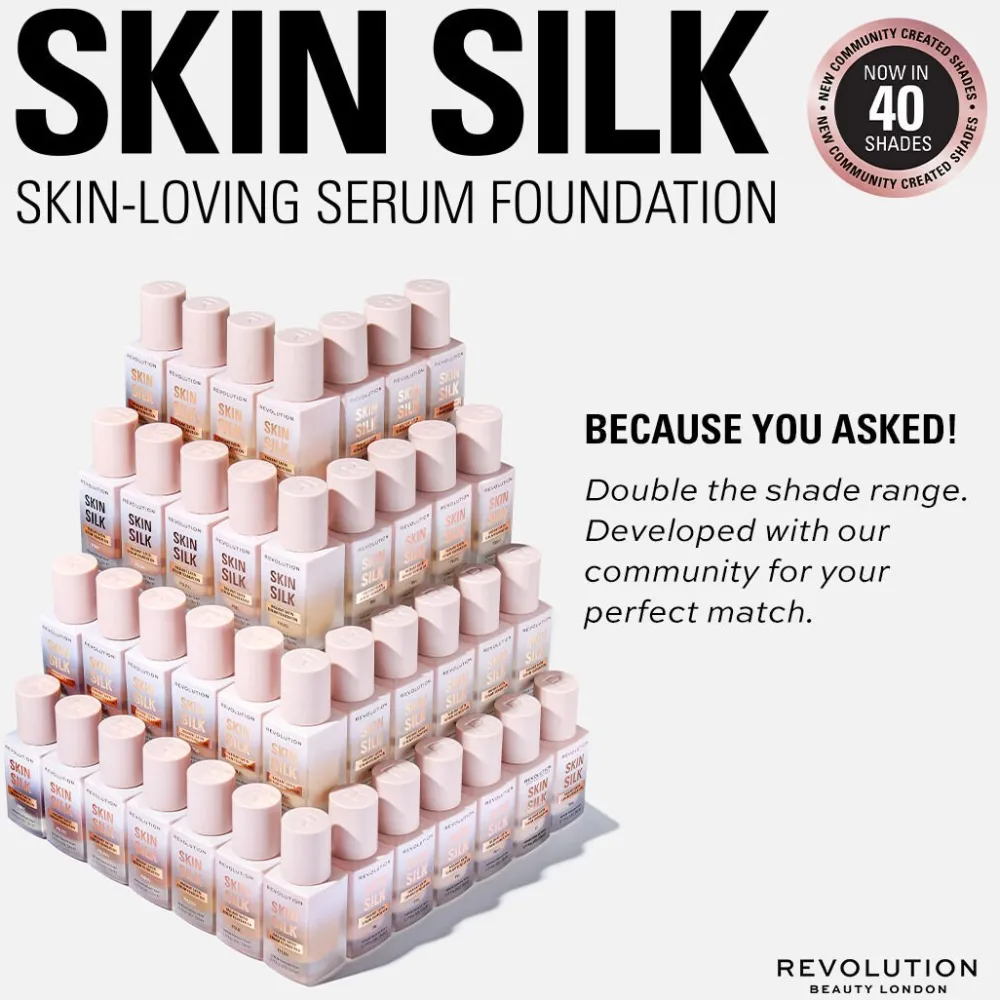 Revolution Beauty Revolution Skin Silk Radiant Satin Serum Foundation^ Foundation