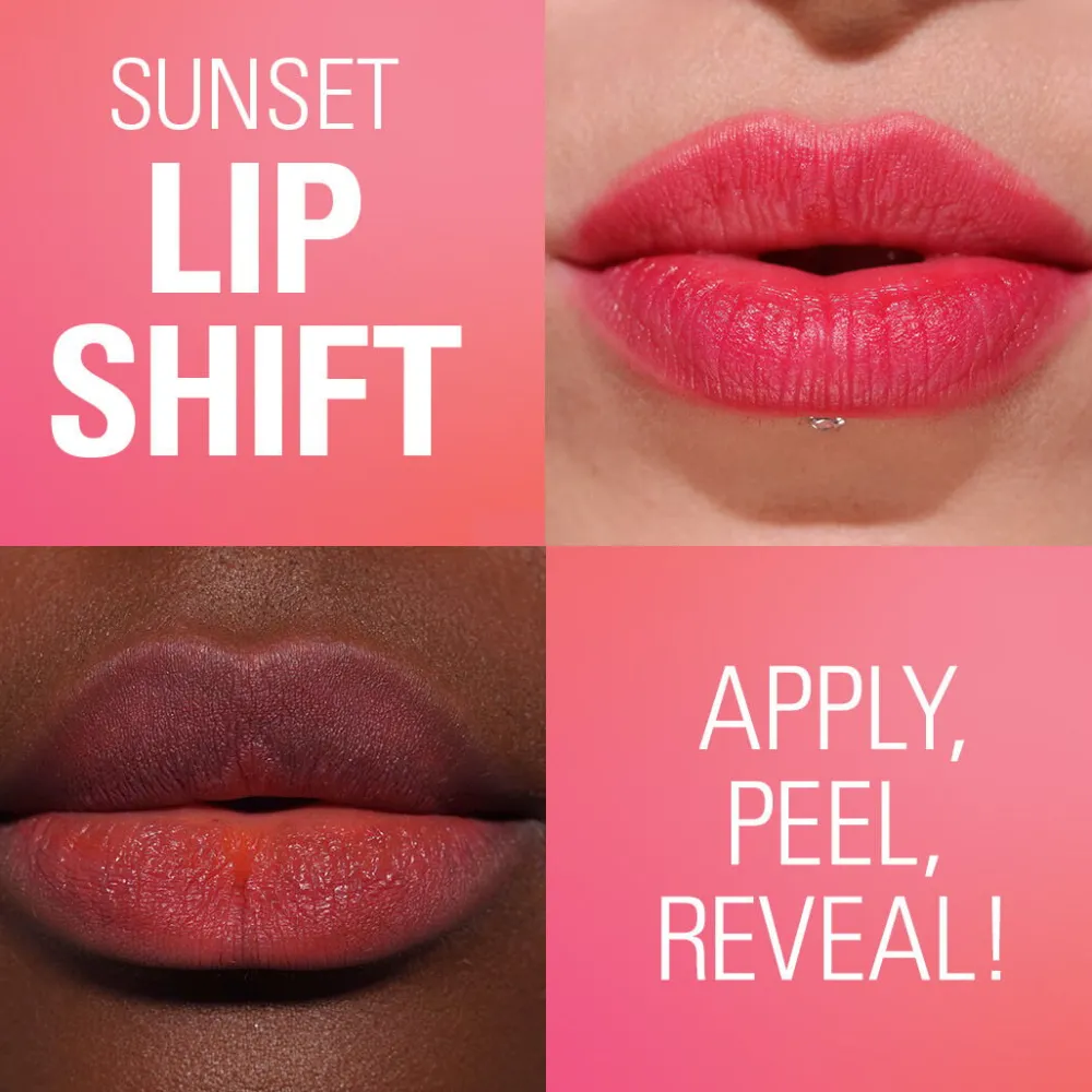 Revolution Beauty Revolution Sunset Lip Shift Peel Off Lip Stain Flushed Pink^ Lip Stains & Lip Tints